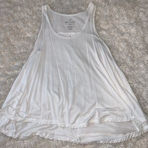 American Eagle Soft & Sexy White Flowy Tank